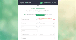 Desktop Screenshot of cyber-hack.com